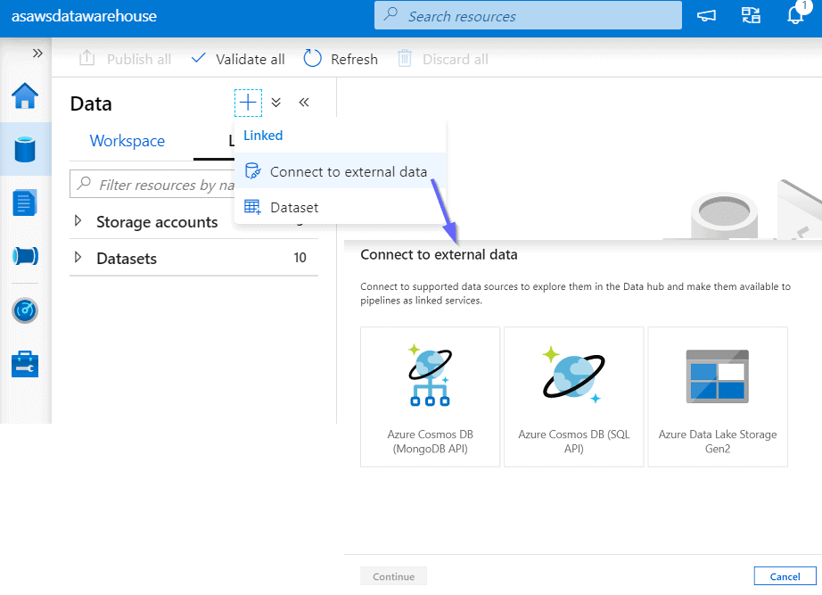 Azure Synapse Link for Azure Cosmos DB Create