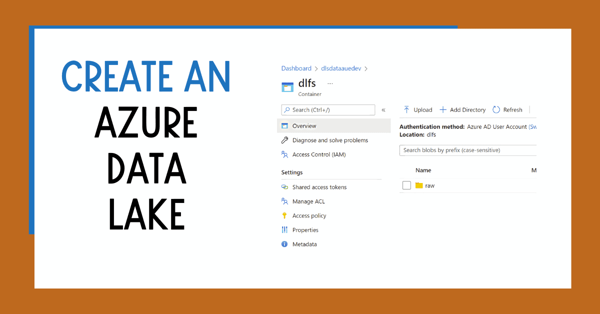 Create an Azure Data Lake